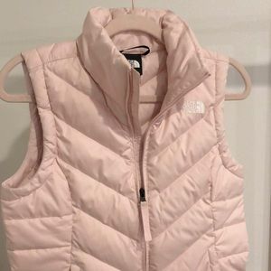 Blush Pink North Face Vest